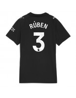 Manchester City Ruben Dias #3 Venkovní Dres pro Dámské 2025-26 Krátký Rukáv